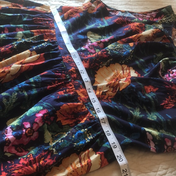 B Smart Floral Print Sleeveless Dress Size 16 - Picture 9 of 10